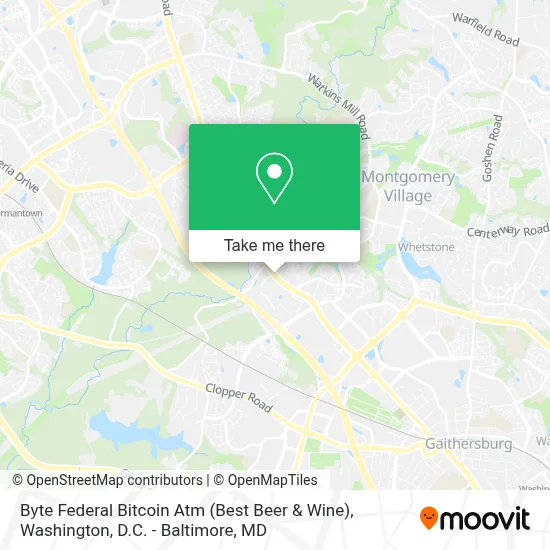 Byte Federal Bitcoin Atm (Best Beer & Wine) map