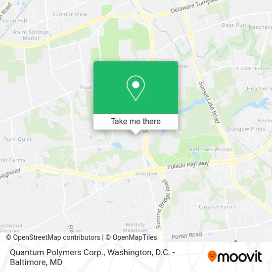 Quantum Polymers Corp. map