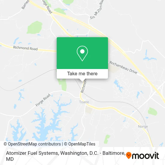 Atomizer Fuel Systems map