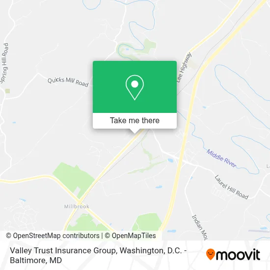 Valley Trust Insurance Group map