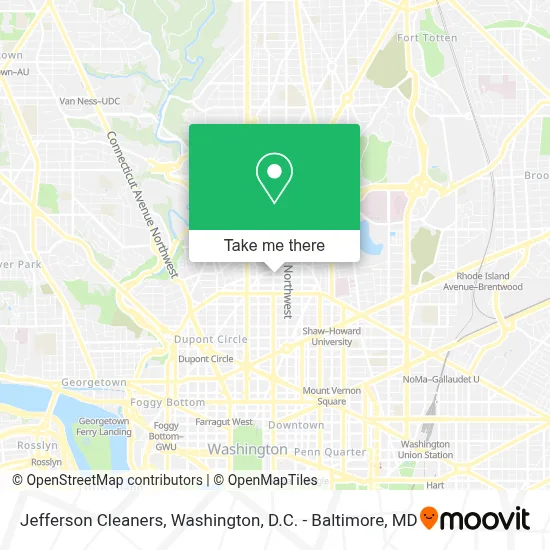 Jefferson Cleaners map