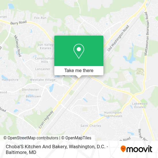 Choba’S Kitchen And Bakery map