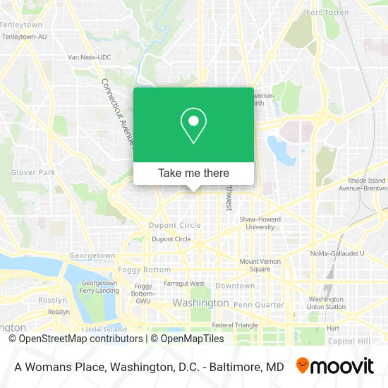 A Womans Place map