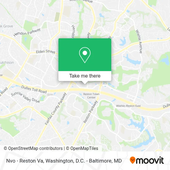 Nvo - Reston Va map