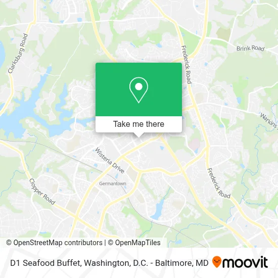 D1 Seafood Buffet map