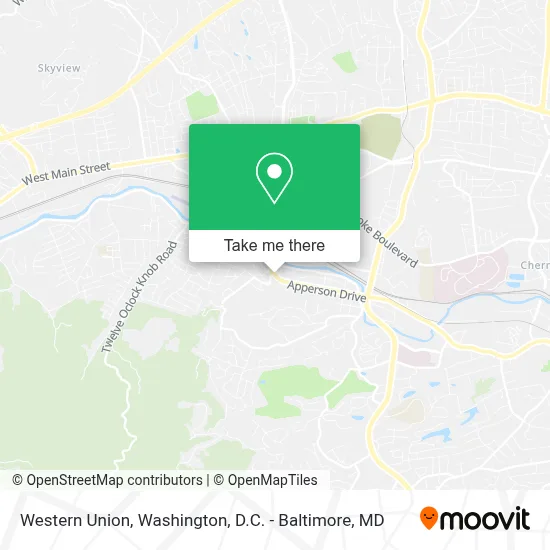 Western Union map