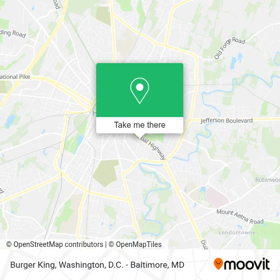 Burger King map