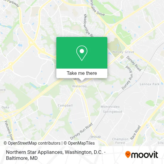 Northern Star Appliances map