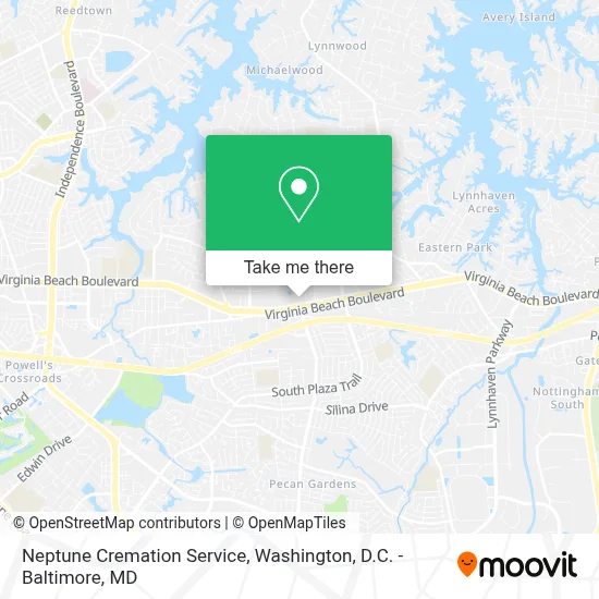 Neptune Cremation Service map