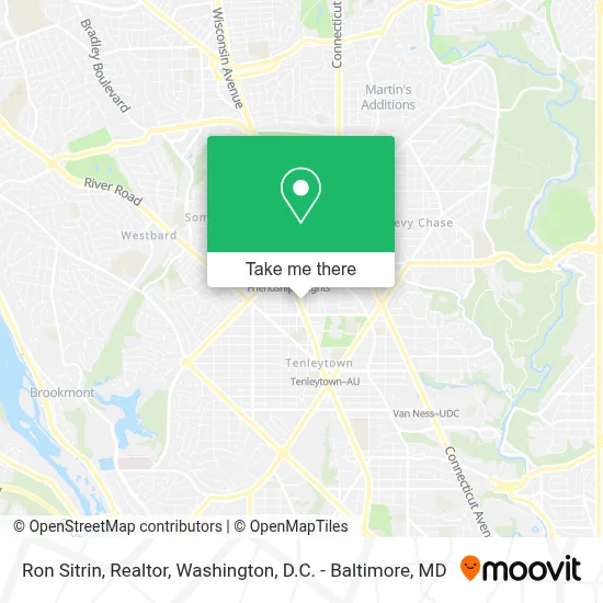 Ron Sitrin, Realtor map