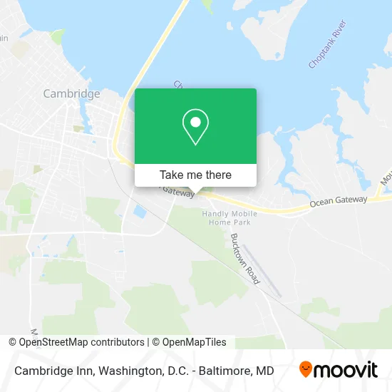 Cambridge Inn map