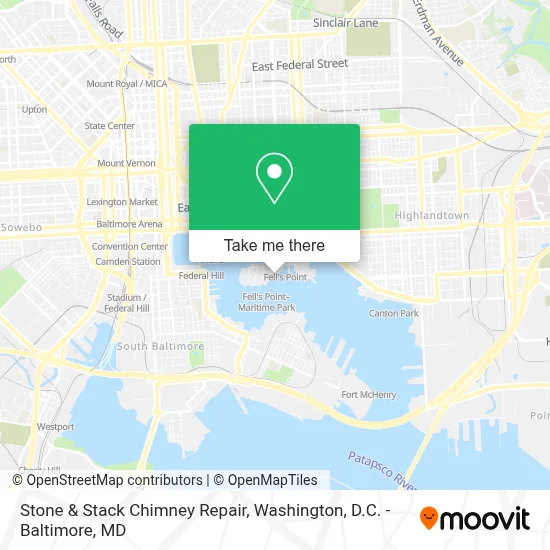Stone & Stack Chimney Repair map