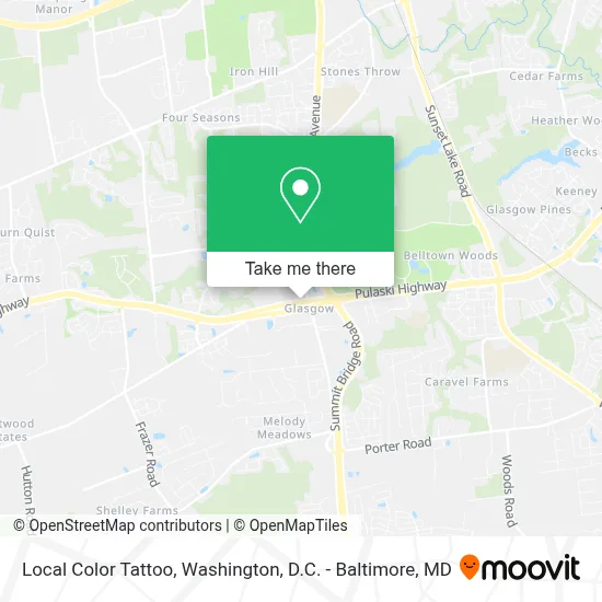 Local Color Tattoo map