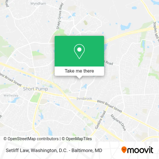 Setliff Law map