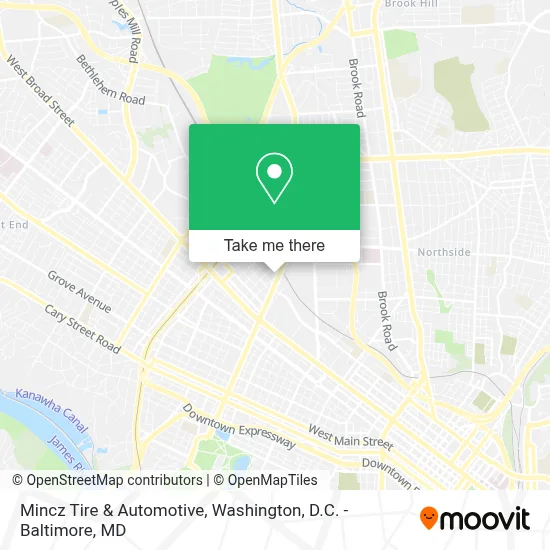 Mincz Tire & Automotive map