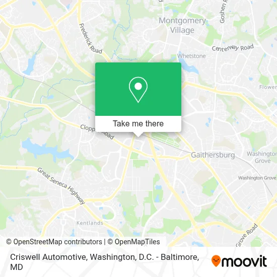 Criswell Automotive map