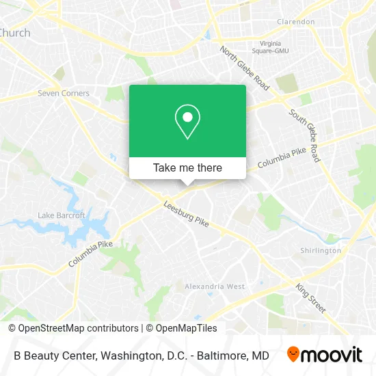 B Beauty Center map