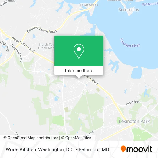 Woo's Kitchen map