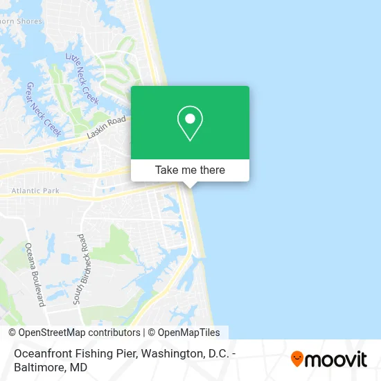 Oceanfront Fishing Pier map