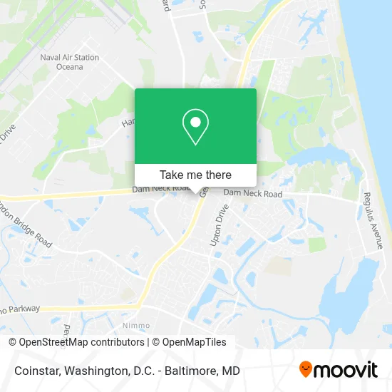 Coinstar map