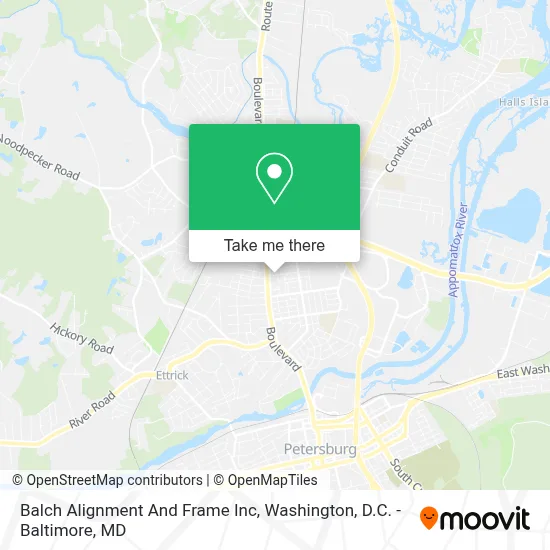 Balch Alignment And Frame Inc map
