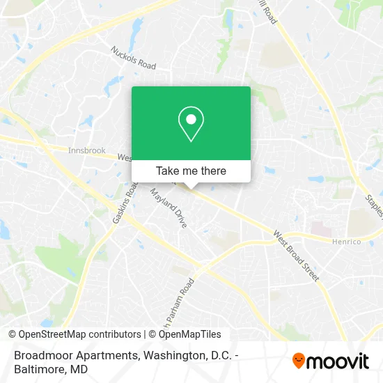 Broadmoor Apartments map