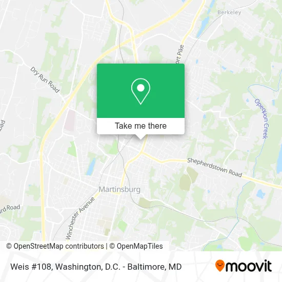 Weis #108 map
