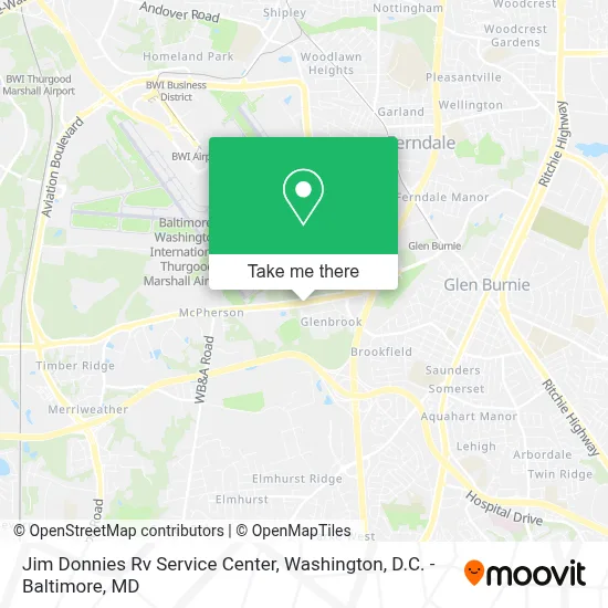 Jim Donnies Rv Service Center map