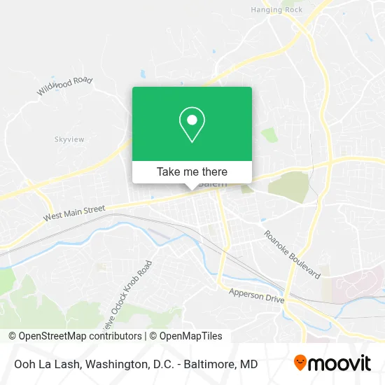 Ooh La Lash map