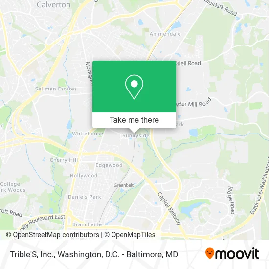 Trible'S, Inc. map