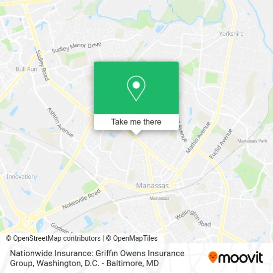 Nationwide Insurance: Griffin Owens Insurance Group map