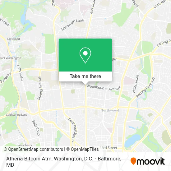 Athena Bitcoin Atm map