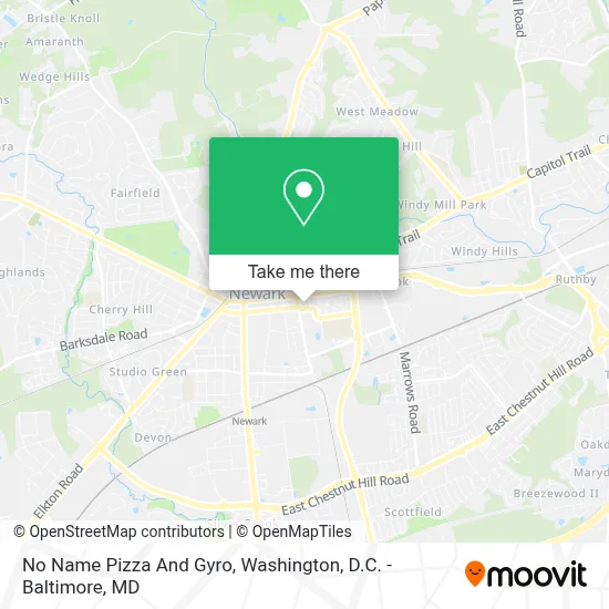 No Name Pizza And Gyro map