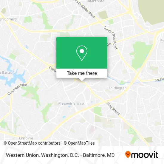 Western Union map