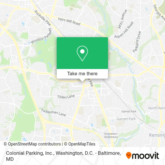 Colonial Parking, Inc. map