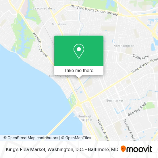 King's Flea Market map
