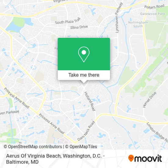 Aerus Of Virginia Beach map