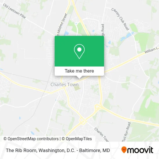 The Rib Room map