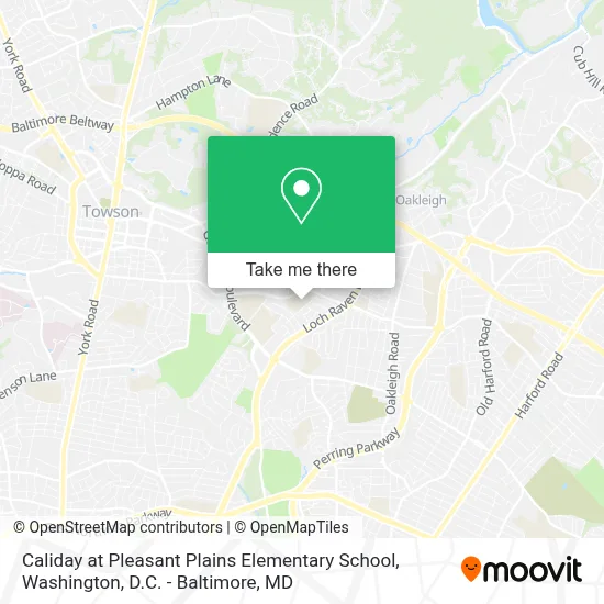 Caliday at Pleasant Plains Elementary School map