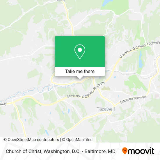 Church Of Christ map