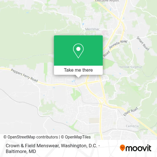 Crown & Field Menswear map