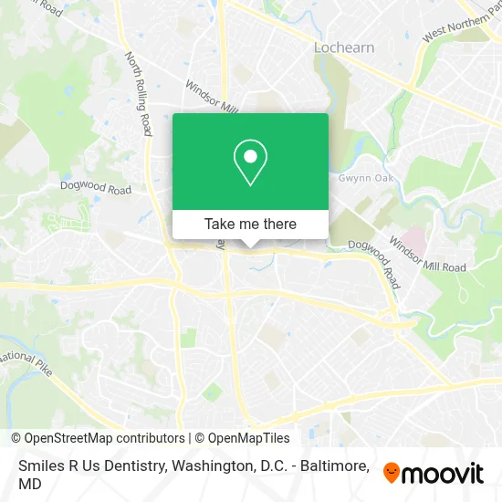 Smiles R Us Dentistry map