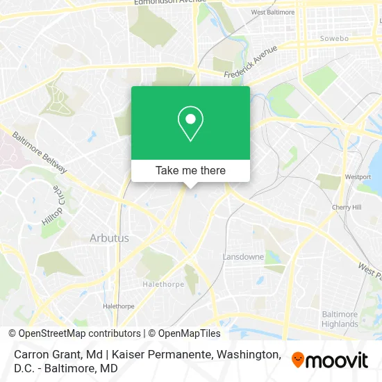 Carron Grant, Md | Kaiser Permanente map