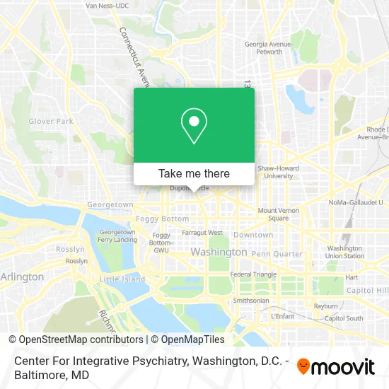 Center For Integrative Psychiatry map