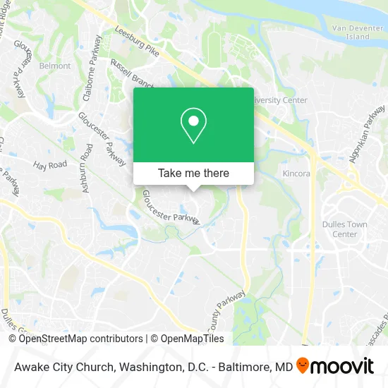 Awake City Church map