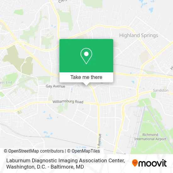 Laburnum Diagnostic Imaging Association Center map