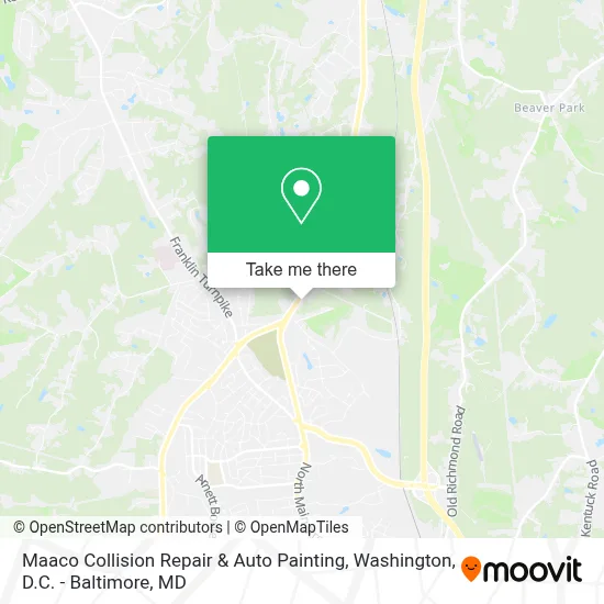 Maaco Collision Repair & Auto Painting map