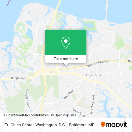 Tri-Cities Center map