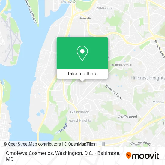 Omolewa Cosmetics map