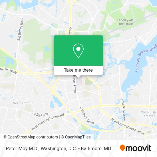 Peter Moy M.D. map